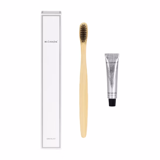 Brosse à dents en bambou adulte moyenne de haute qualité, biodégradable et écologique, naturelle